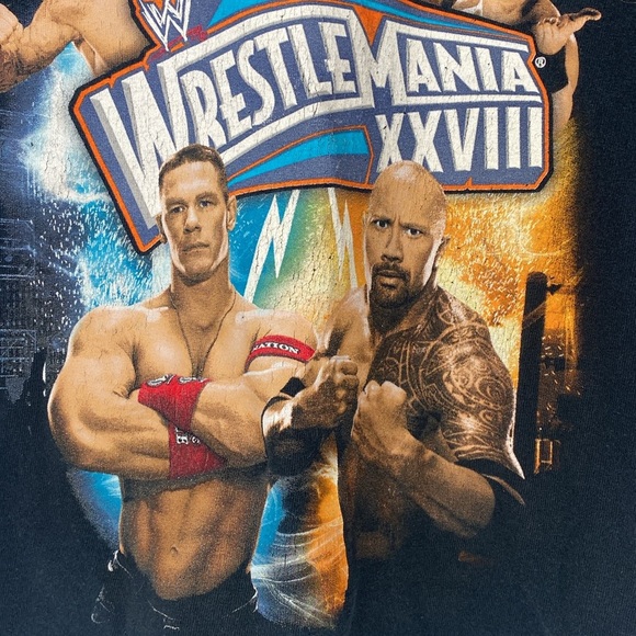 WWE WrestleMania XXVIII Graphic Tee‎ Unisex Kids Size 8 - Picture 6 of 11